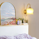Helnys Nordic LED Wall Lights Copper Bedside Lamp Sconce