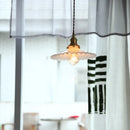 Helnys White Glass LED Pendant Light: Modern Nordic Hanging Lamp, Adjustable Wire