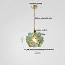 Helnys Glass Copper LED Pendant Lamp E27 Nordic Modern Luxury Hanging Lights