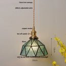 Helnys Glass Flower LED Pendant Light Modern Luxury Fixture for Living Room