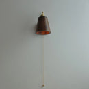 Helnys Loft Wood LED Wall Light Vintage Walnut Rotatable Bedside Lamp