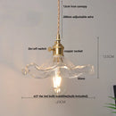 Helnys Ice Cube Glass LED Pendant Lights - Modern Hanging Lamp Chandelier