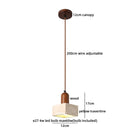 Helnys Micro Cement LED Pendant Lights Fixture Scandinavian Hanging Lamp