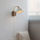 Helnys Rotatable LED Wall Light with Pull Chain Switch - Nordic Modern Design
