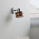 Helnys Iron Wood LED Wall Light with Pull Chain Switch