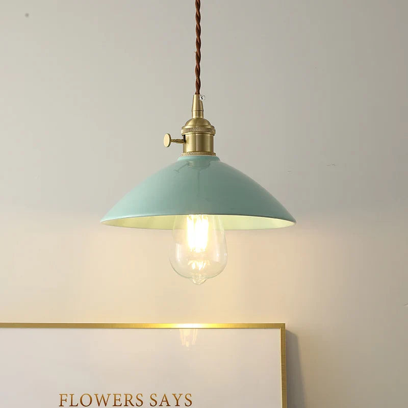 Helnys White Ceramic LED Pendant Light Fixture, Adjustable Nordic Modern Hang Lamp