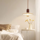 Helnys Wood Stone LED Pendant Light Scandinavian Hanging Lamp Fixture