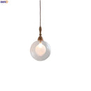 Helnys Nordic Glass Ball Pendant Light - Modern Hanging Lamp for Restaurant & Balcony