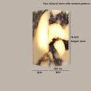 Helnys Square Bulgari Stone Wall Light for Living Room and Bedroom