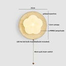 Helnys Yellow Travertine LED Wall Lamp Nordic Modern Interior Light