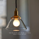 Helnys Modern Minimalist Ambient LED Pendant Light with Copper Socket