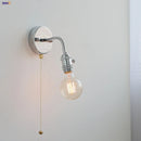 Helnys LED Wall Sconce with Pull Chain Switch and Flexible Arm