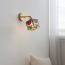 Helnys LED Glass Wall Lamps for Kids Bedroom, Nordic Design Mirror Light