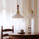 Helnys Nordic Glass LED Pendant Lamp for Coffee Bedroom Living Room