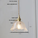 Helnys Nordic Flower Glass LED Pendant Lights for Dining Living Kitchen Room