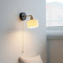 Helnys White Ceramic LED Wall Sconce - Modern Nordic Decor Wall Lamp Sconce