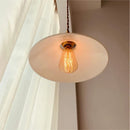 Helnys White Glass LED Pendant Lamp Modern Copper Socket Hanging Lights
