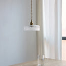 Helnys Glass Pendant Chandelier LED Lights for Living Dining Room