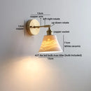 Helnys Ceramic LED Wall Light for Indoor Decor, Stair Lighting, Living Room, Balcony