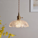 Helnys Clear Glass Copper LED Pendant Lamp for Modern Nordic Home Decor