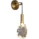 Helnys Crystal LED Wall Lights - Nordic Copper Modern Indoor Decor Wandlamp