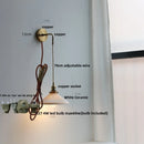 Helnys Clear Glass LED Wall Lamp Modern Crystal Home Decor Applique Murale