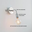 Helnys Ceramic LED Wall Light Luxury Indoor Living Room Balcony Decor Bedside Lamp