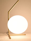 Helnys Nordic Ball Light Gold Floor Lamp for Home Living Room and Bedroom