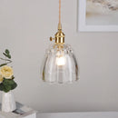 Helnys Clear Glass LED Pendant Lamp - Nordic Modern Minimalism Hanging Light