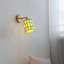 Helnys Round Glass LED Wall Lamps for Bedroom and Living Room