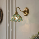 Helnys Nordic LED Wall Light Fixture Blue Glass E27 Stair Light Fixtures