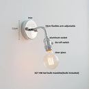 Helnys LED Wall Sconce with Pull Chain Switch and Flexible Arm