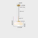 Helnys Nordic LED Ceiling Lamp with Glass Lampshade for Home Indoor Lighting