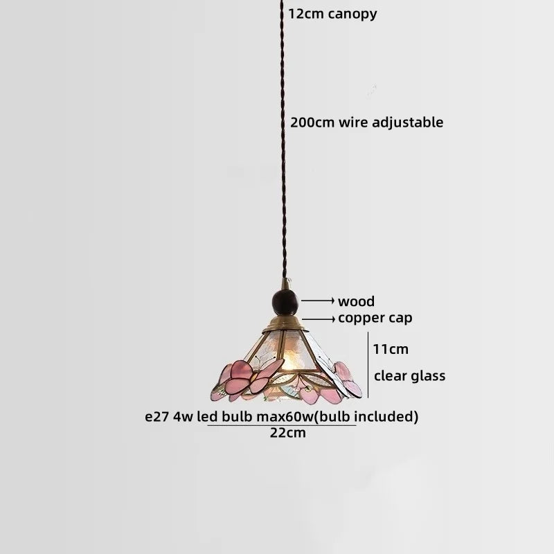 Helnys White Glass Pendant Light for Bedroom Living Dining Room
