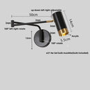 Helnys Acrylic Iron LED Wall Lamp Modern Dining Room Fixture