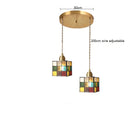 Helnys Glass LED Hanging Light Copper Socket Modern Pendant Lamp
