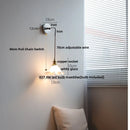 Helnys White Glass LED Wall Lights with Pull Chain Switch - Modern Nordic Design