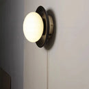 Helnys Wooden Stair LED Wall Light, Ash Wood Glass Ball Luminaria De Parede