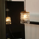 Helnys Crystal Brass LED Pendant Lamp - Nordic Modern Style