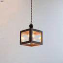 Nordic Modern LED Pendant Light with Wood and Glass Lampshade by Helnys