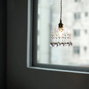 Helnys Crystal Glass LED Pendant Lights - Japan Style Hanging Lamp Fixtures