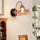 Helnys Nordic LED Wall Lamp Clear Glass Wood Décor Light Fixture