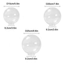 Helnys Clear Acrylic Shade Replacement for Outdoor Pathway Lamp with Twist Lock Neck