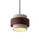 Helnys Yellow Travertine LED Pendant Lights Modern Nordic Hanging Lamp