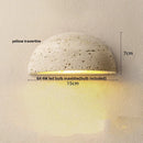 Helnys Yellow Travertine LED Wall Light for Aisle, Study, Porch, Ambiance Lighting