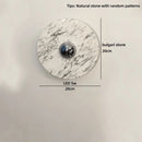 Helnys Square Bulgari Stone Wall Light for Living Room and Bedroom