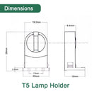Helnys T5 Base Socket Lamp Holder 10pcs