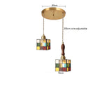 Helnys Glass LED Hanging Light Copper Socket Modern Pendant Lamp