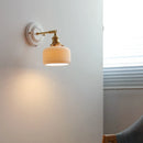 Helnys Copper Arm LED Wall Sconce for Bedroom Bathroom Mirror