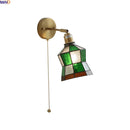 Helnys Glass LED Wall Sconce Switch Living Room Bedroom Kitchen Stair Light